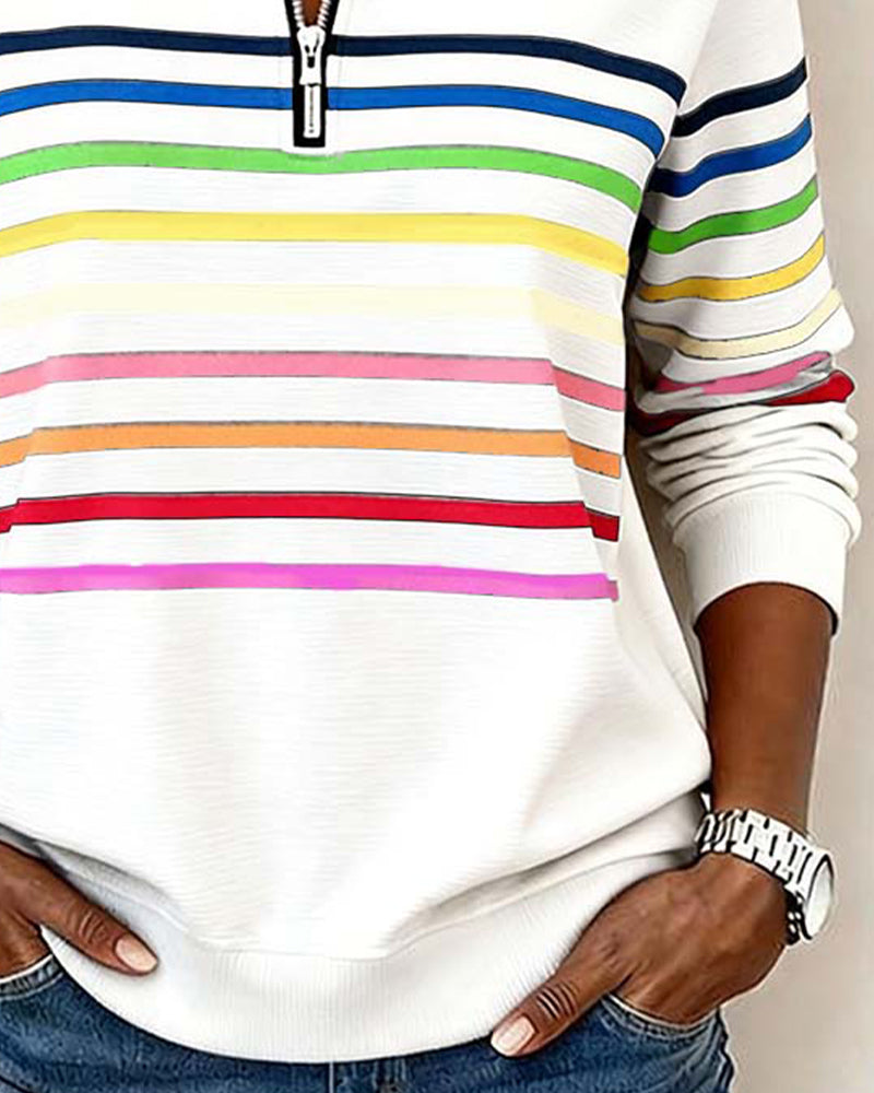 Sabela - Jersey casual estilo colorido