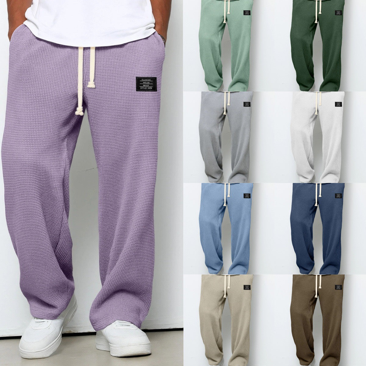 Ricardo - Pantalones anchos ajustables
