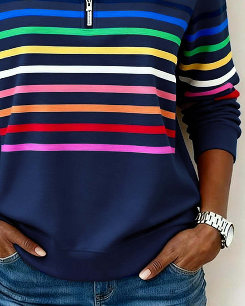 Sabela - Jersey casual estilo colorido