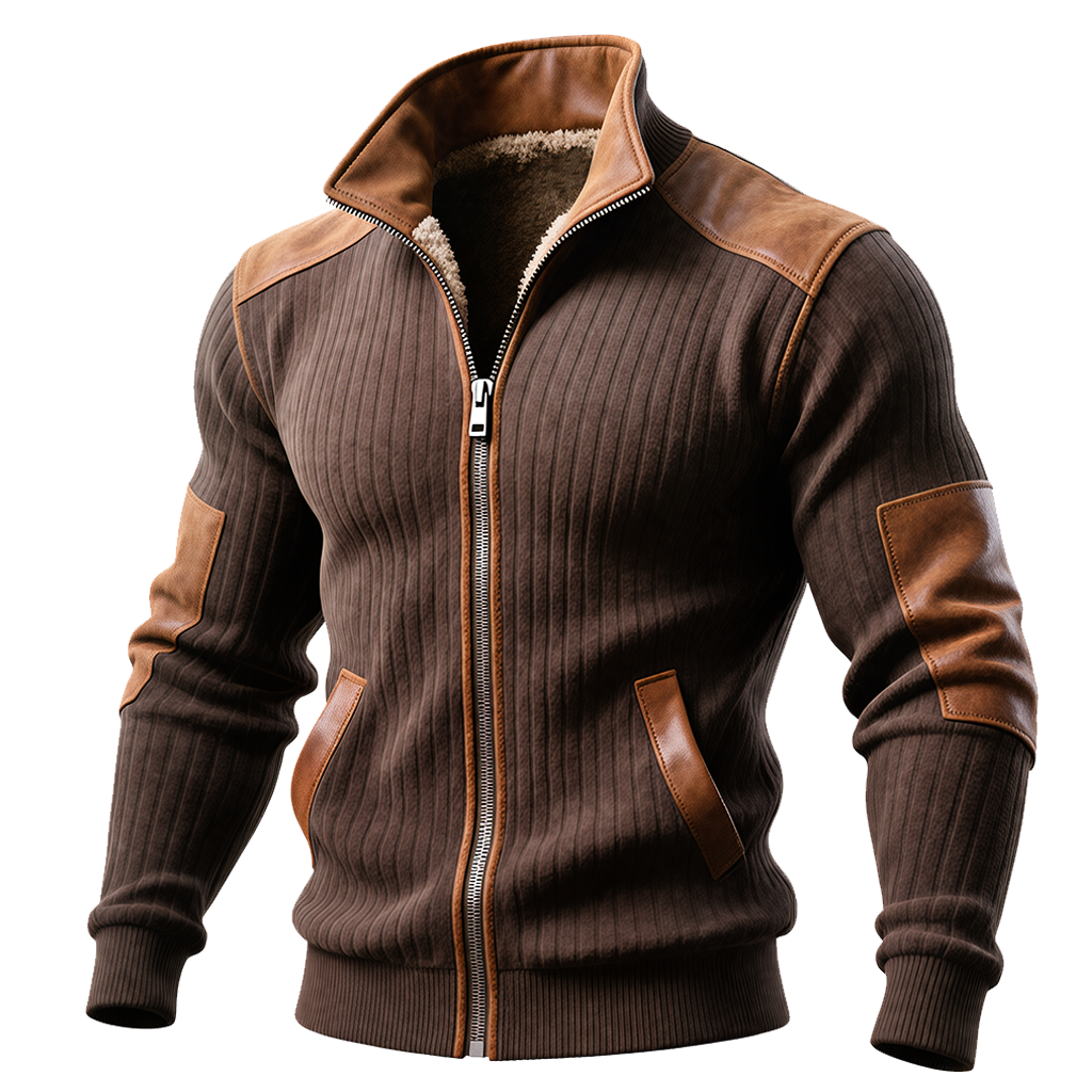 Gael - Chaqueta Marrón de Canalé