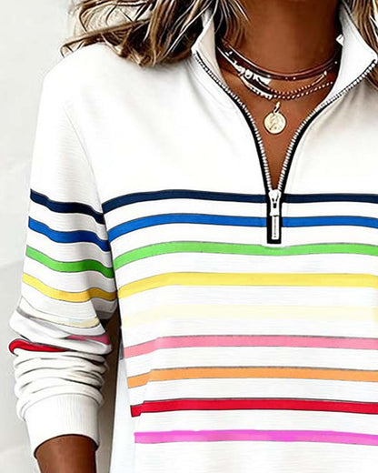 Sabela - Jersey casual estilo colorido