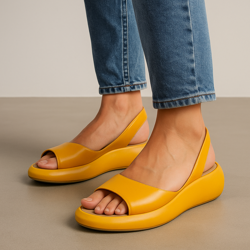 Valeria - Sandalias minimalistas de punta abierta