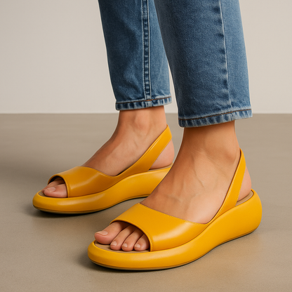 Valeria - Sandalias minimalistas de punta abierta