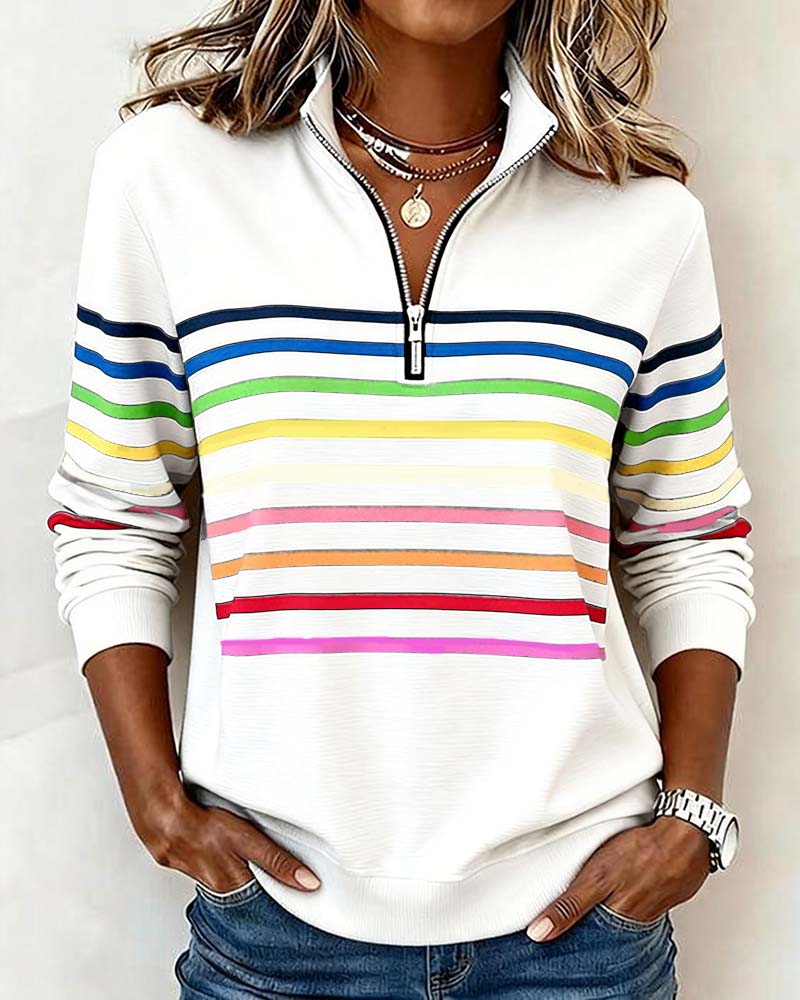 Sabela - Jersey casual estilo colorido