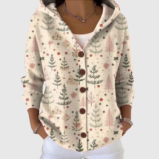Marcella | Chaqueta de Punto con Capucha