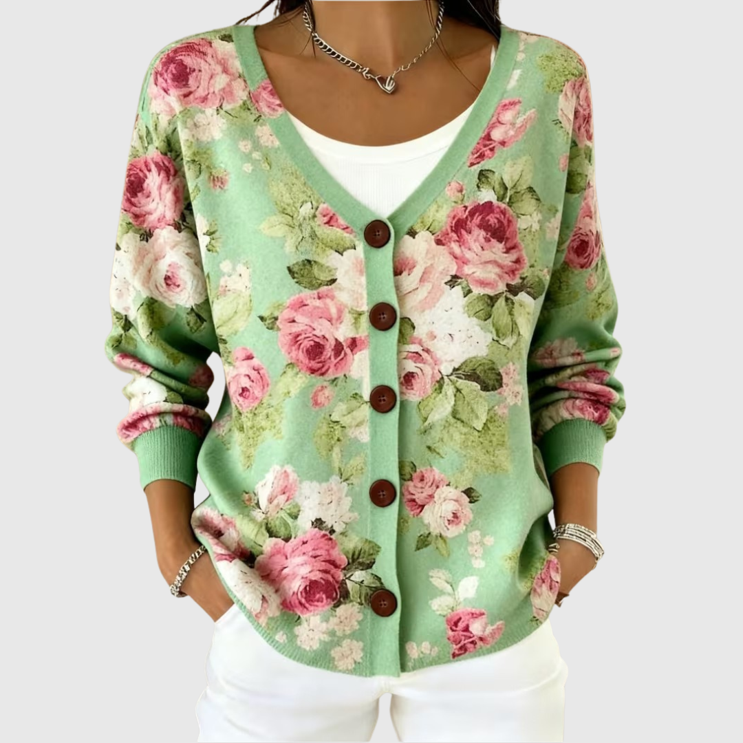 Olga | Chaqueta de Punto con Botones