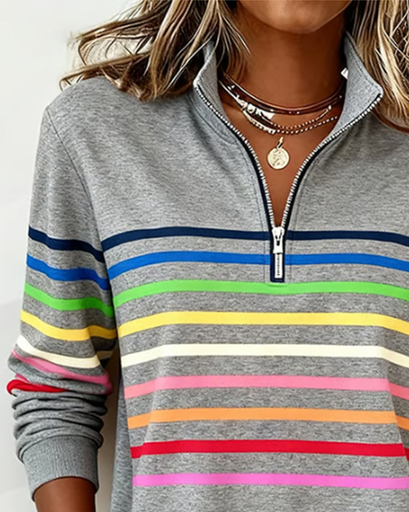 Sabela - Jersey casual estilo colorido