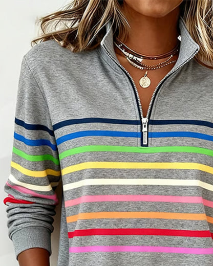 Sabela - Jersey casual estilo colorido