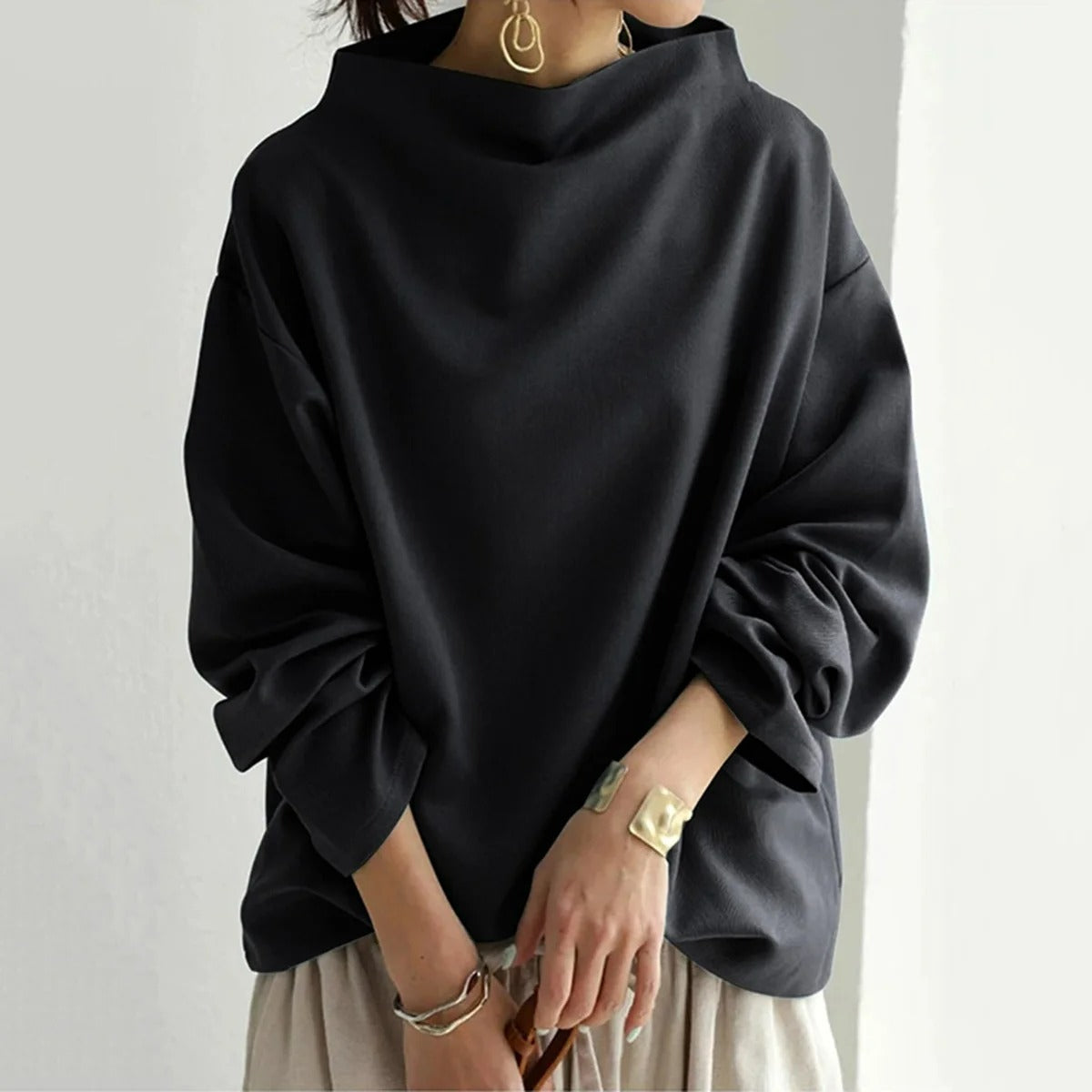 Corine - Jersey oversize negro