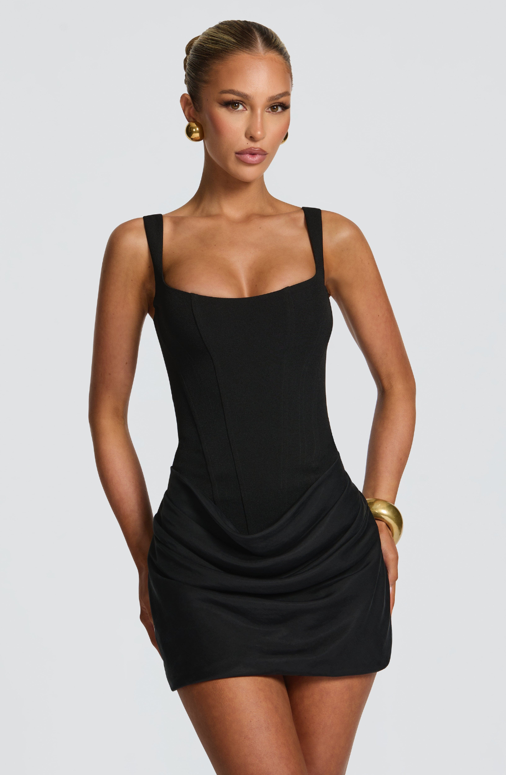 Olivia - Vestido Mini Reloj de Arena