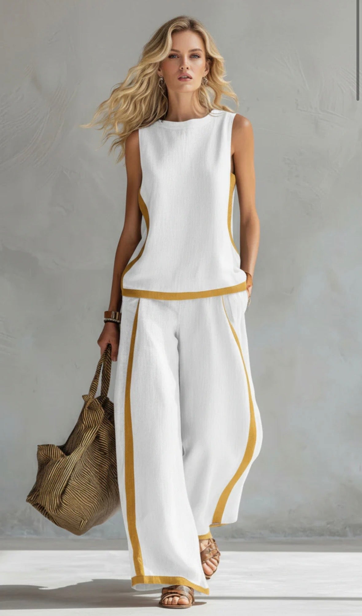 Dalia™- Conjunto de chaleco y pantalón elegante y casual
