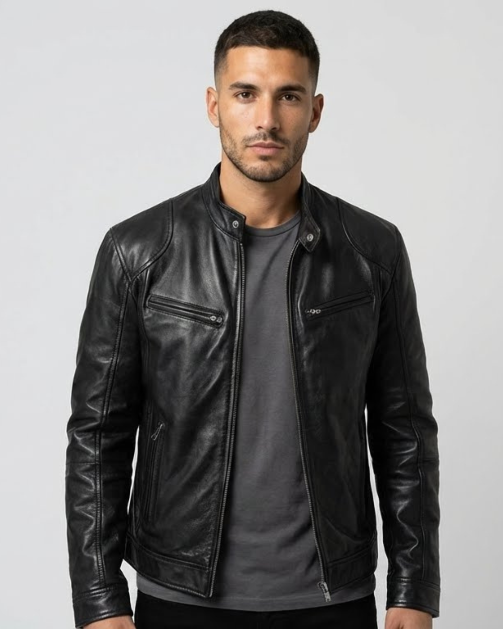 Ivan - Chaqueta de cuero
