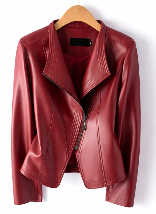 Luciana - Chaqueta moto de piel de oveja