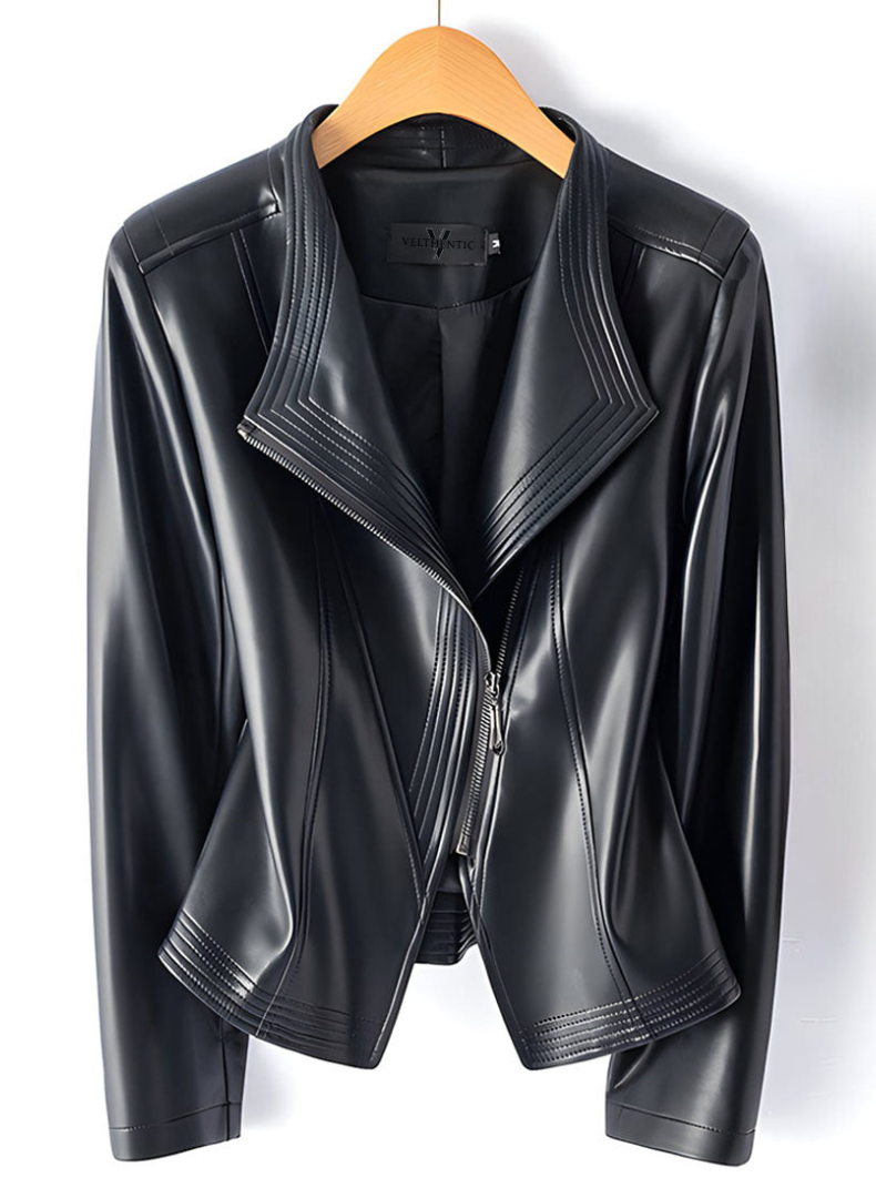 Luciana - Chaqueta moto de piel de oveja