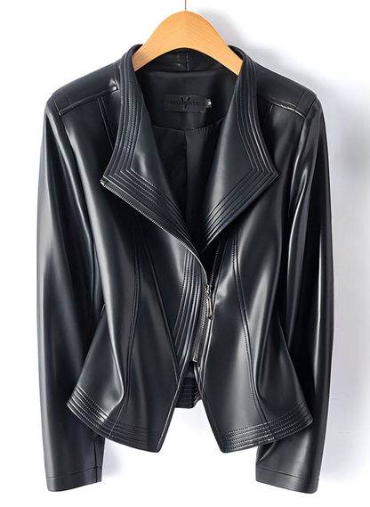 Luciana - Chaqueta moto de piel de oveja