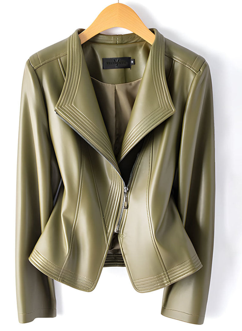 Luciana - Chaqueta moto de piel de oveja