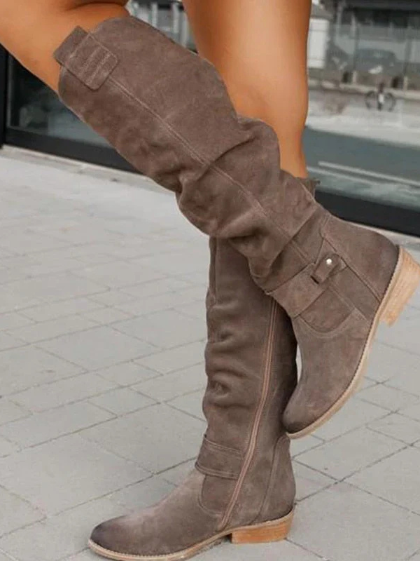 Luma - Botas de efecto ante cómodas y cálidas