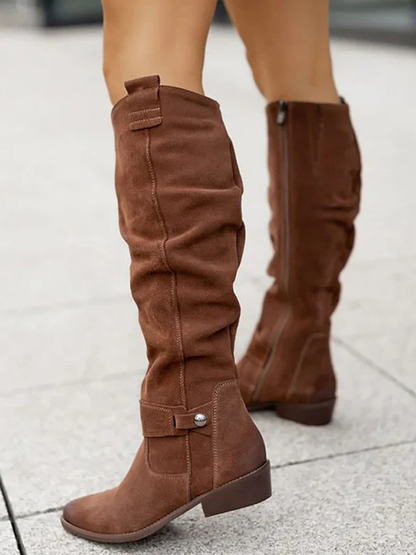 Luma - Botas de efecto ante cómodas y cálidas