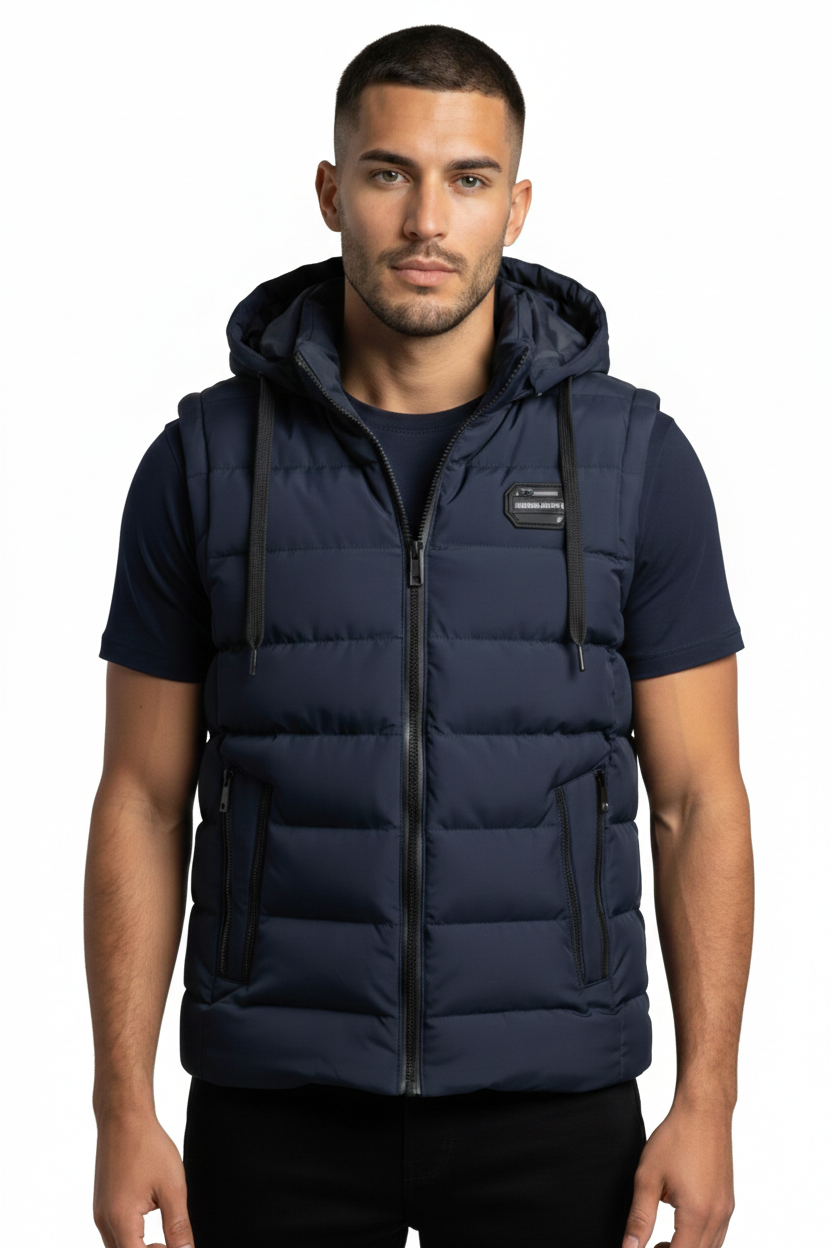 Theo - Chaleco con capucha