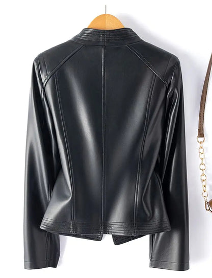 Luciana - Chaqueta moto de piel de oveja