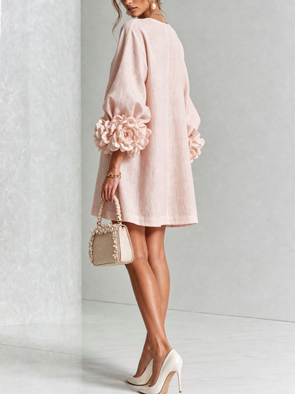 Lola | Mini Vestido con Estampado Floral y Cierre de Botones