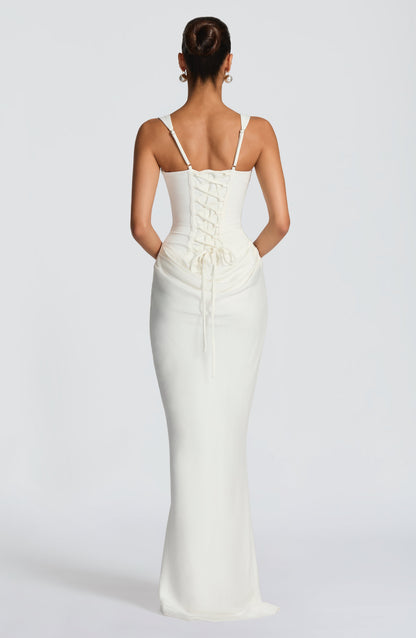 Lola - Vestido maxi con escote cuadrado