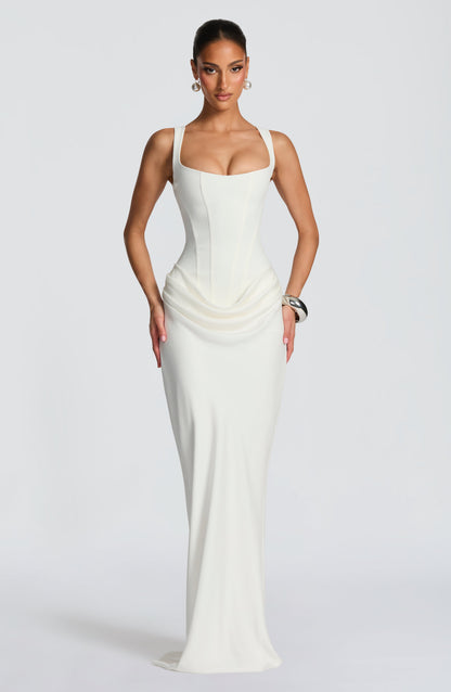 Lola - Vestido maxi con escote cuadrado