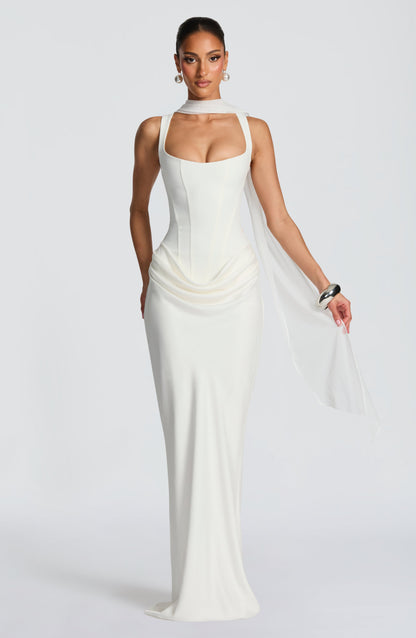 Lola - Vestido maxi con escote cuadrado