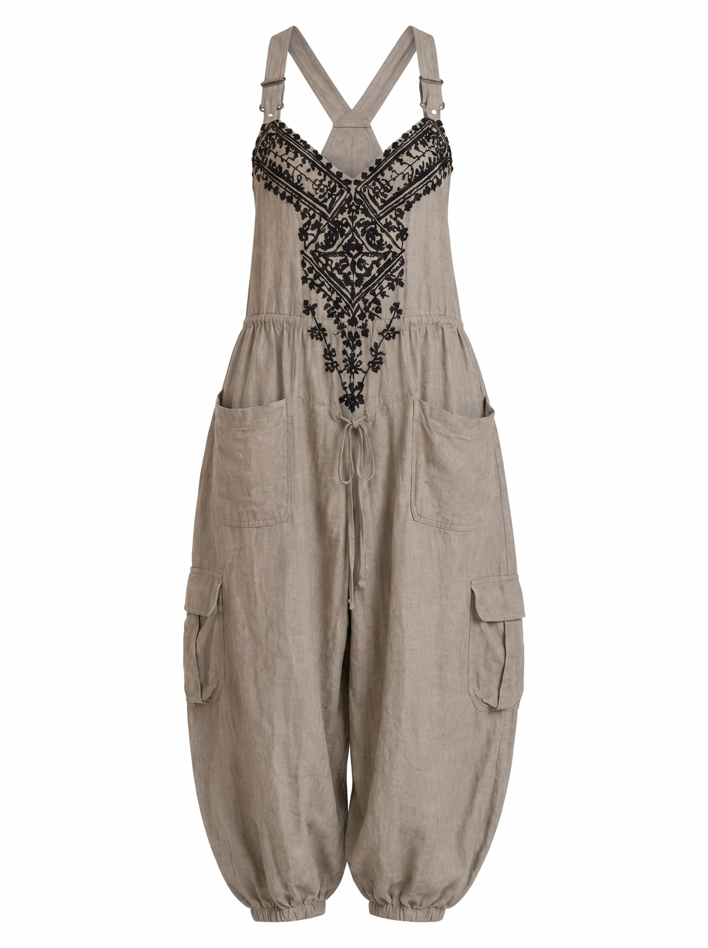 Emma | Mono Boho con Bolsillos de Parche