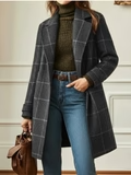 Nina - Abrigo largo a cuadros