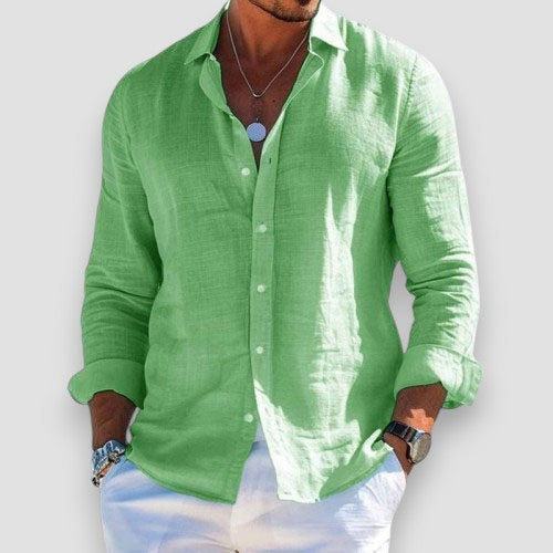 Lorenzo - Camisa veraniega de corte holgado
