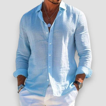 Lorenzo - Camisa veraniega de corte holgado
