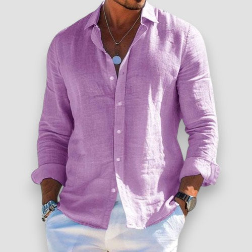Lorenzo - Camisa veraniega de corte holgado