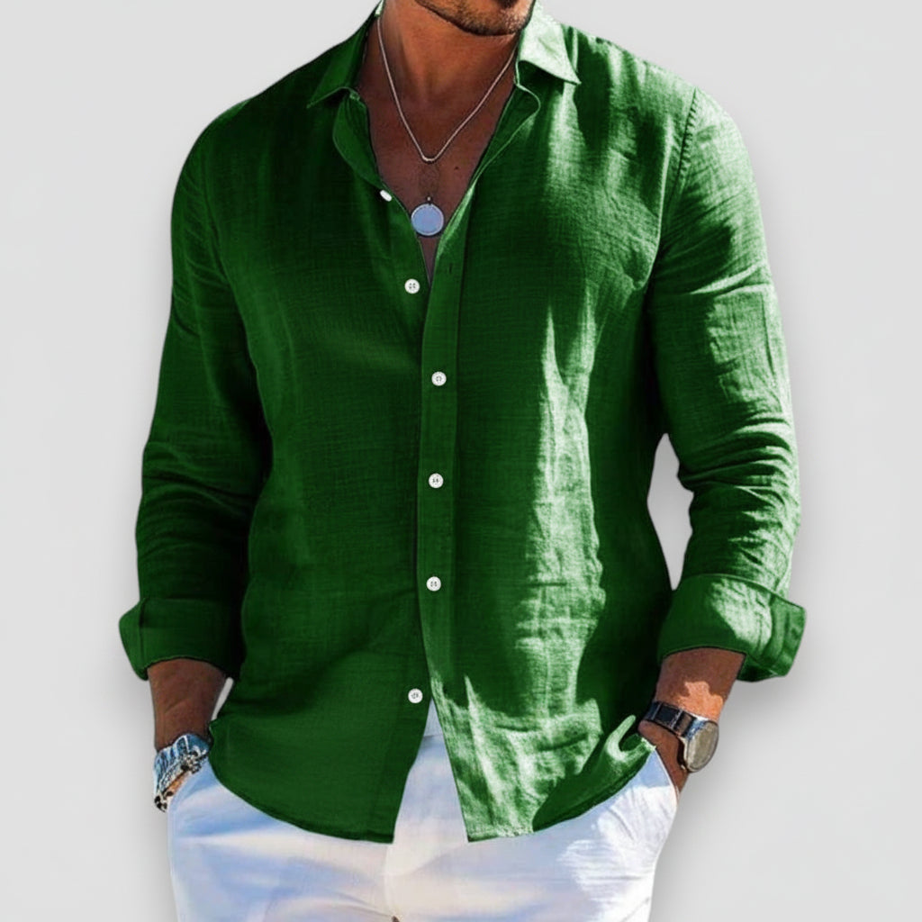 Lorenzo - Camisa veraniega de corte holgado
