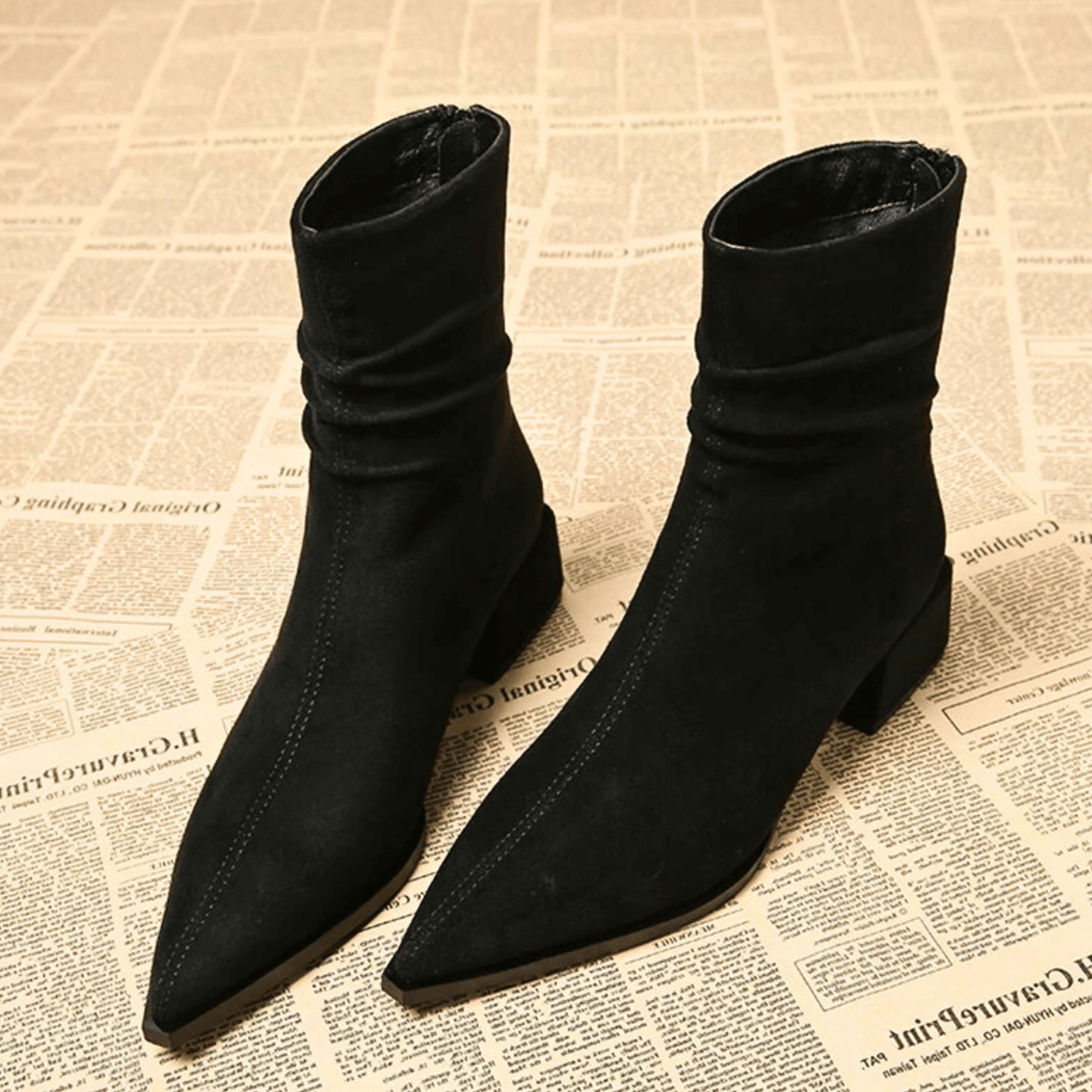 Valeria - Botines tacón bajo