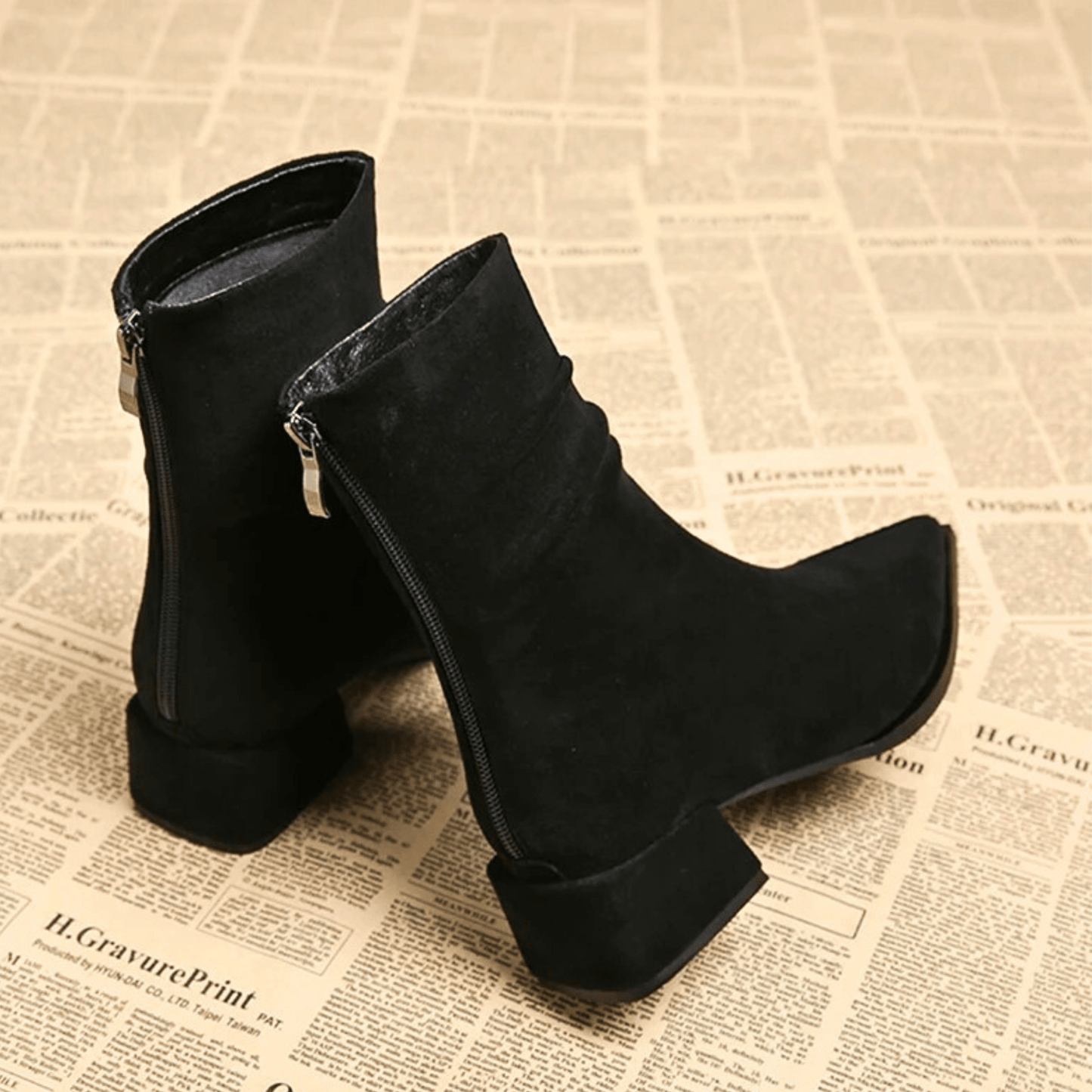 Valeria - Botines tacón bajo