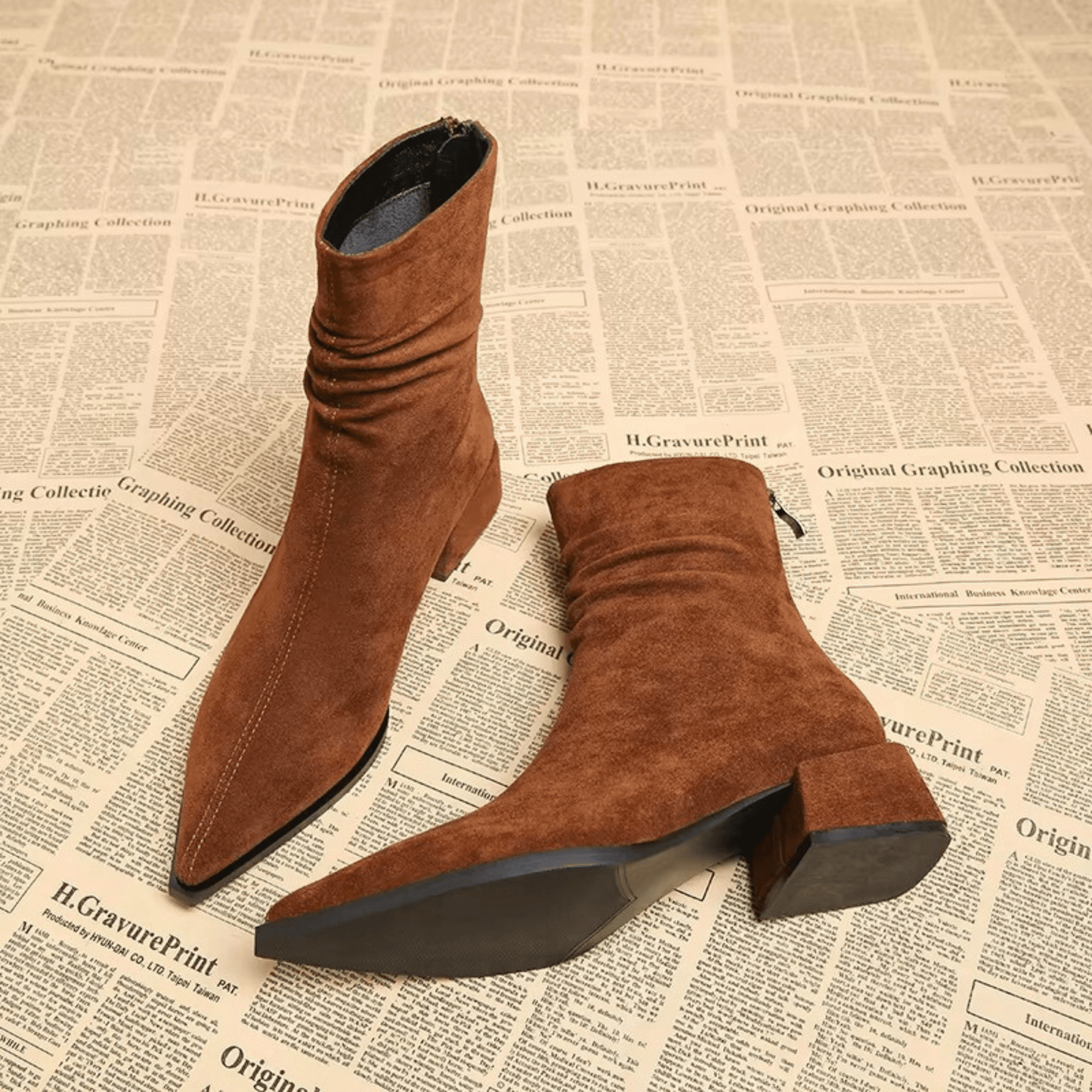 Valeria - Botines tacón bajo